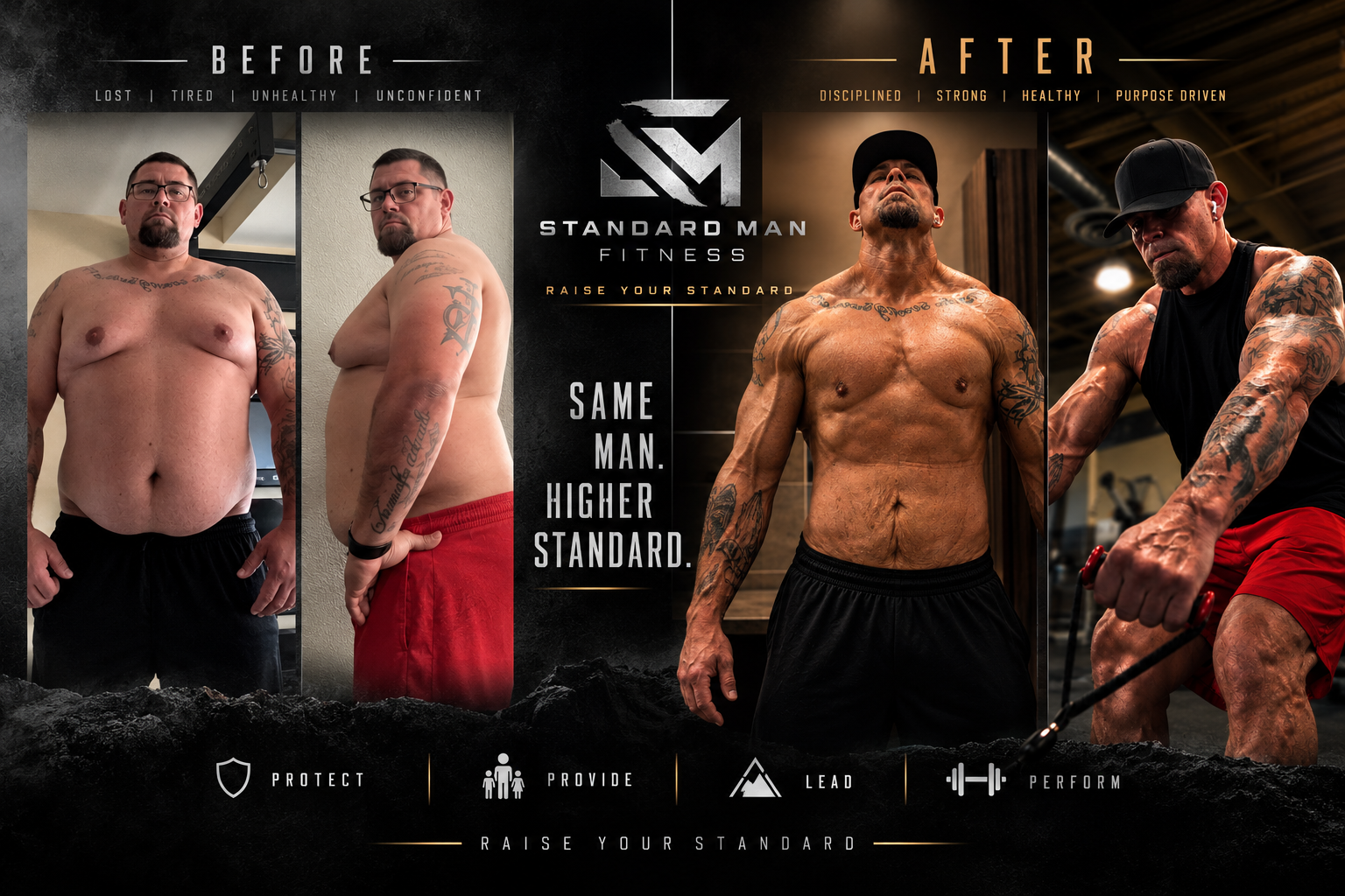 Coach transformation — 120 lbs lost in 2024